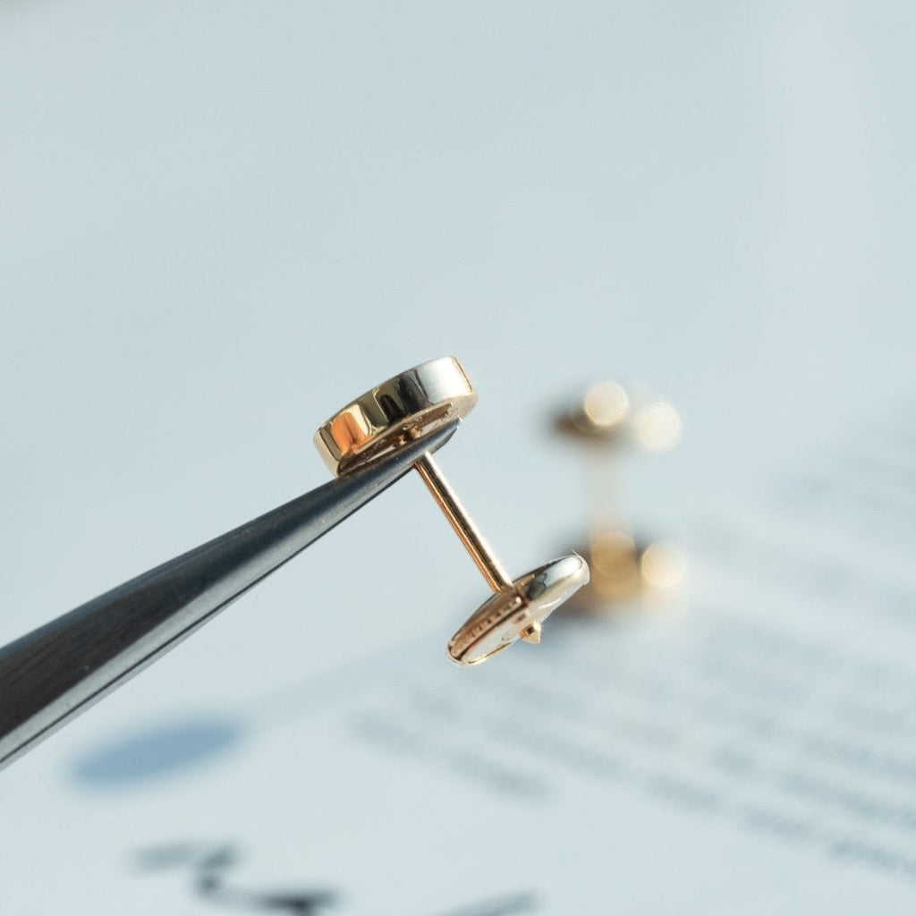 ¡®Jewelicorn¡¯LOVE EARRINGS PINK GOLD 10MM