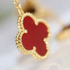 ¡®Jewelicorn¡¯CLOVER  2 MOTIF  TIGER EYE CARNELIAN EARRINGS