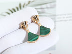 ¡®Jewelicorn¡¯DREAM MALACHITE PINK GOLD EARRINGS
