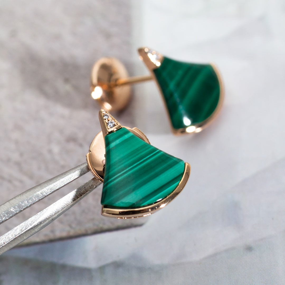 ¡®Jewelicorn¡¯DIVAS DREAM EARRINGS PINK GOLD