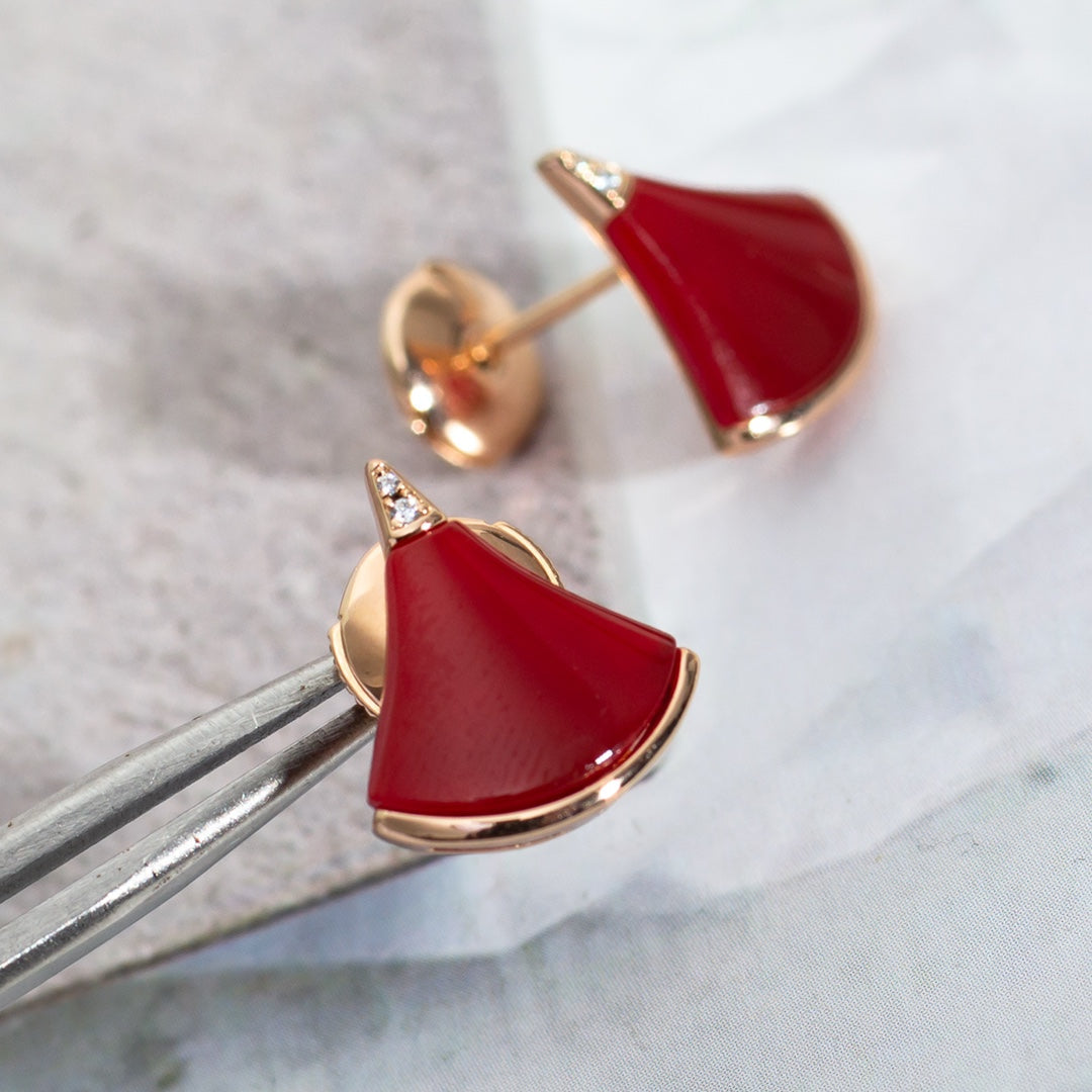 ¡®Jewelicorn¡¯DIVAS DREAM EARRINGS PINK GOLD