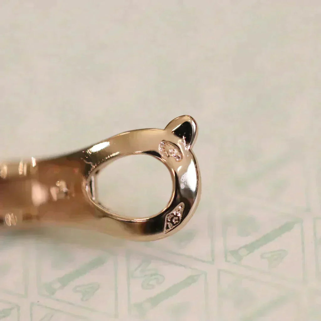 ¡®Jewelicorn¡¯CLOVER MEDIUM 1 MOTIFS FUll DIAMOND EARRINGS