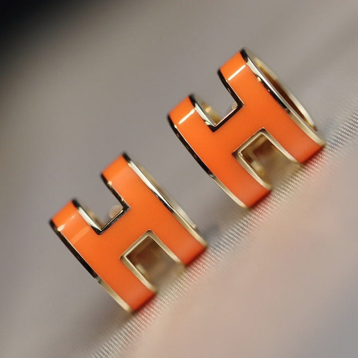 ¡®Jewelicorn¡¯MINI POP H EARRINGS ORANGE