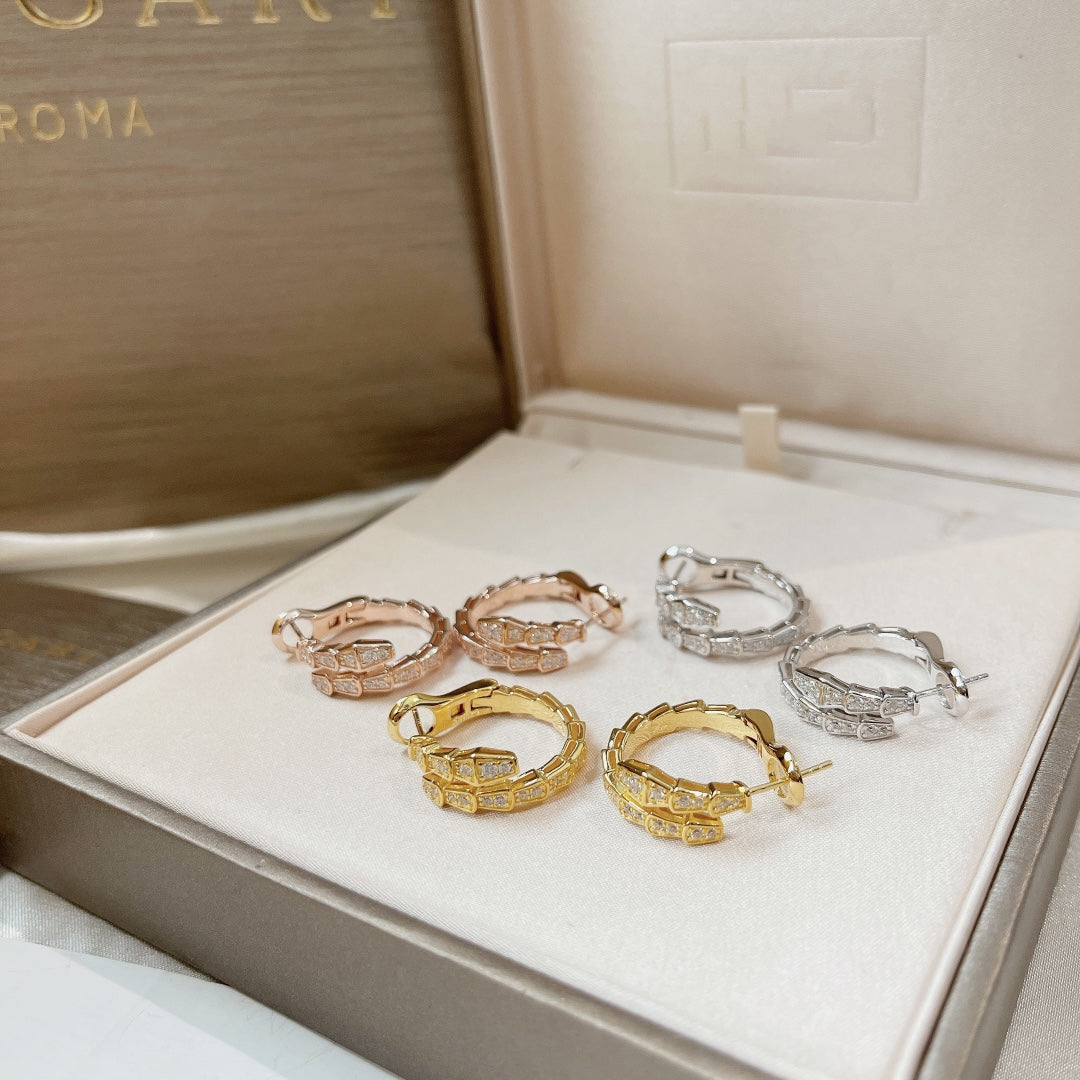 ¡®Jewelicorn¡¯SERPENTI EARRINGS DIAMOND