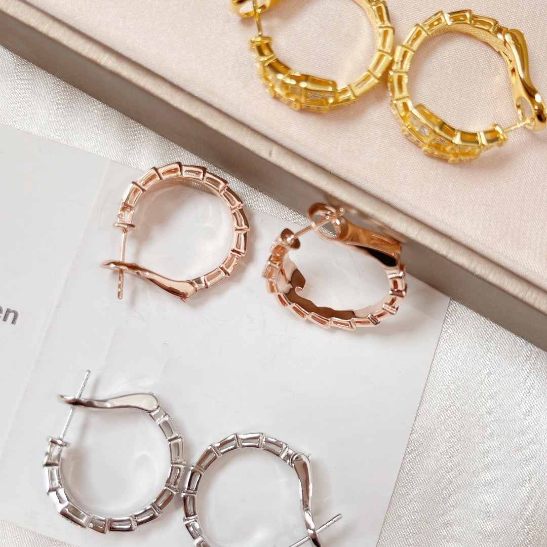 ¡®Jewelicorn¡¯SERPENTI EARRINGS DIAMOND