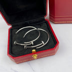 ¡®Jewelicorn¡¯JUSTE EARRINGS FULL DIAMONDS 1.8MM