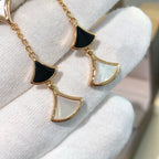 ¡®Jewelicorn¡¯DREAM EARRINGS 3 MOTIFS ONYX MOP PINK GOLD