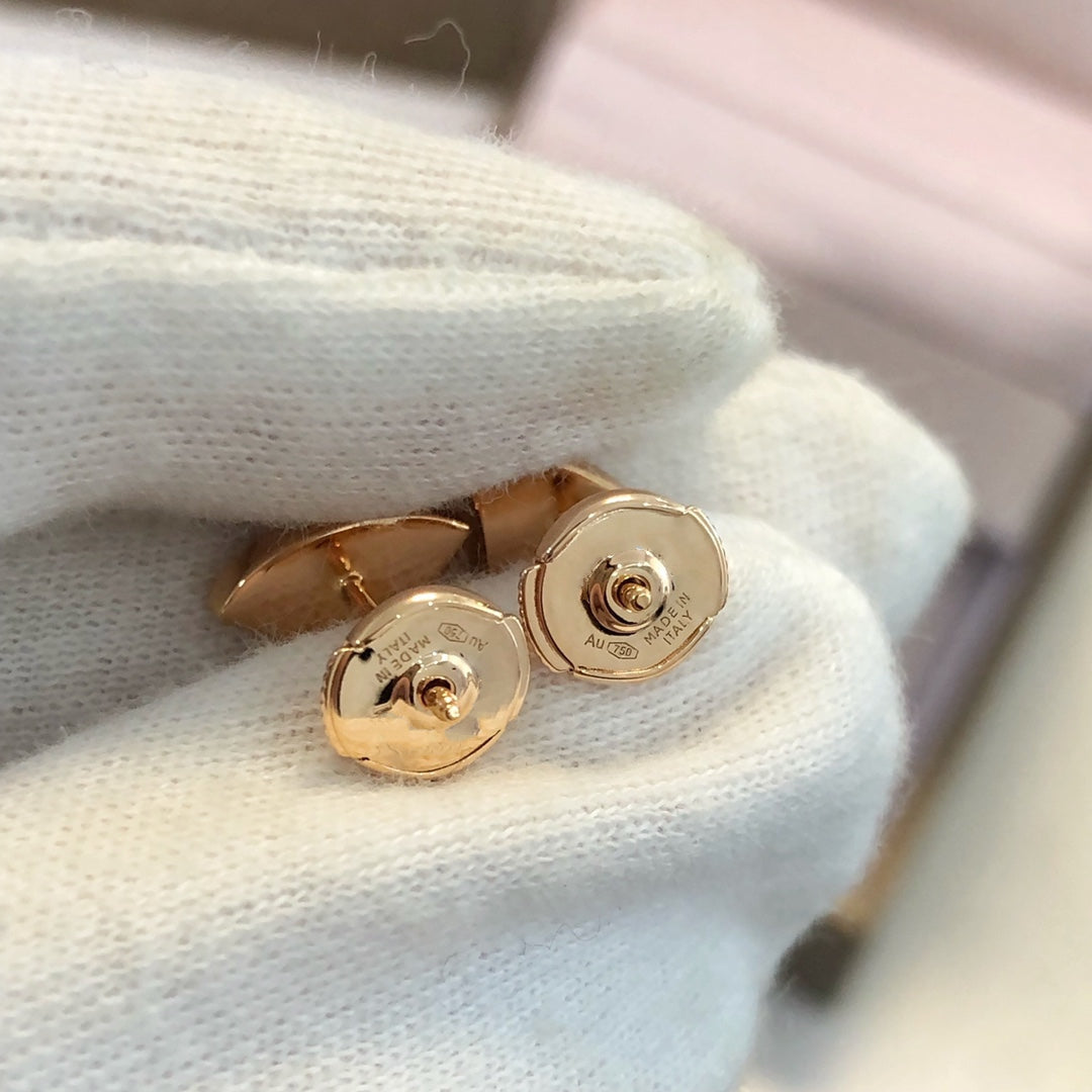 ¡®Jewelicorn¡¯DREAM EARRINGS 3 MOTIFS ONYX MOP PINK GOLD