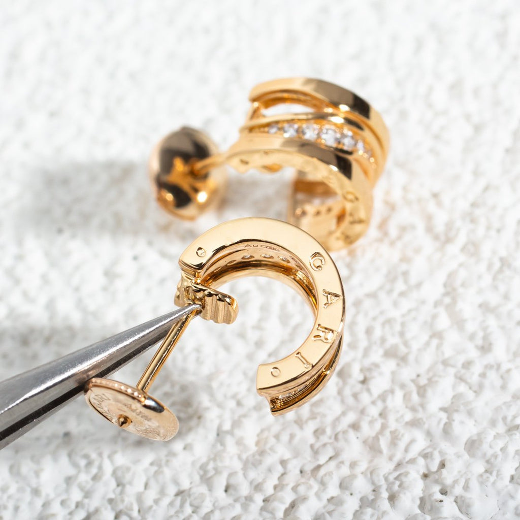 ¡®Jewelicorn¡¯ZERO 1 PINK GOLD DIAMONDS EARRINGS