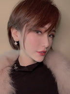 ¡®Jewelicorn¡¯DOUBLE STAR PINK GOLD MOP DROP EARRINGS