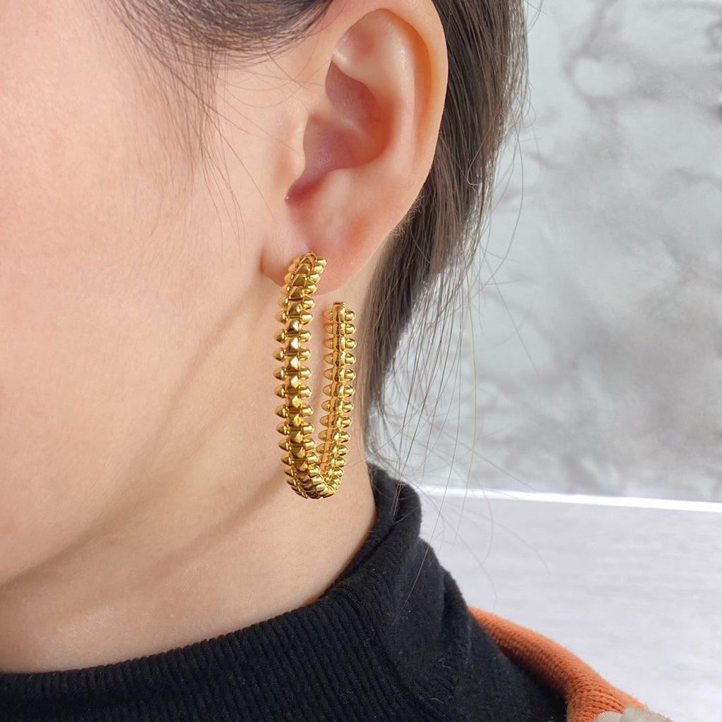 ¡®Jewelicorn¡¯CLASH HOOP EARRINGS