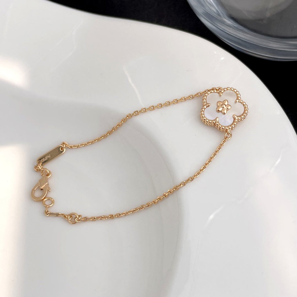 ¡®Jewelicorn¡¯LUCKY SPRING ROSE GOLD MOP BRACELET