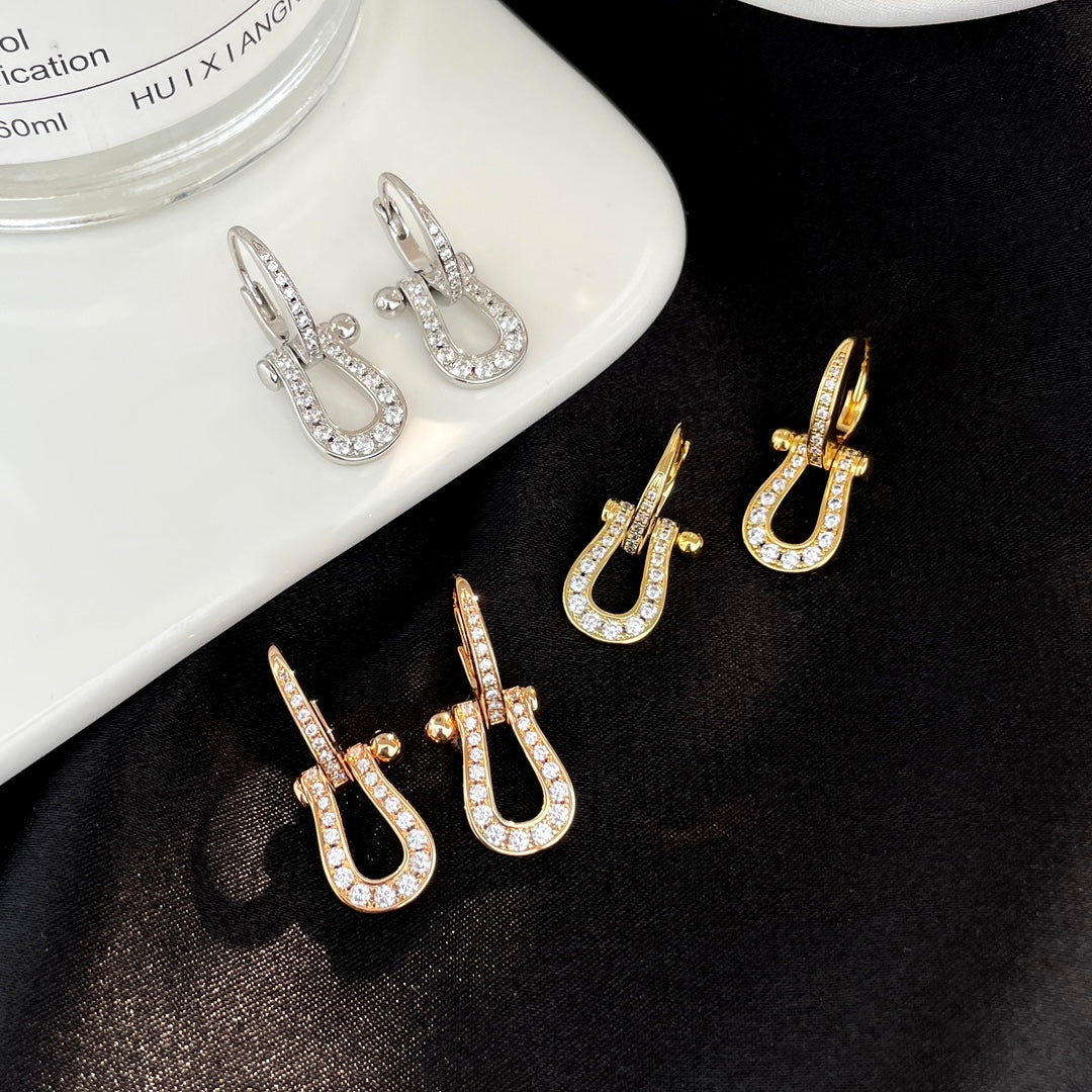 ¡®Jewelicorn¡¯FORCE 10 FULL DIAMOND DROP EARRINGS MEDIUM MODEL