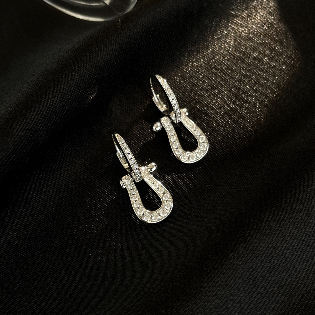 ¡®Jewelicorn¡¯FORCE 10 FULL DIAMOND DROP EARRINGS MEDIUM MODEL