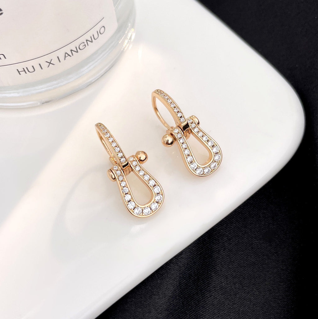 ¡®Jewelicorn¡¯FORCE 10 FULL DIAMOND DROP EARRINGS MEDIUM MODEL