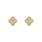 ¡®Jewelicorn¡¯CLOVER MEDIUM 1 MOTIFS FUll DIAMOND EARRINGS