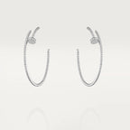 ¡®Jewelicorn¡¯JUSTE EARRINGS FULL DIAMONDS 1.8MM