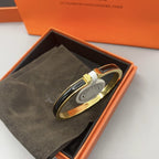 ¡®Jewelicorn¡¯CLASSIC HM CLIC BLACK 8MM ENAMEL BRACELET