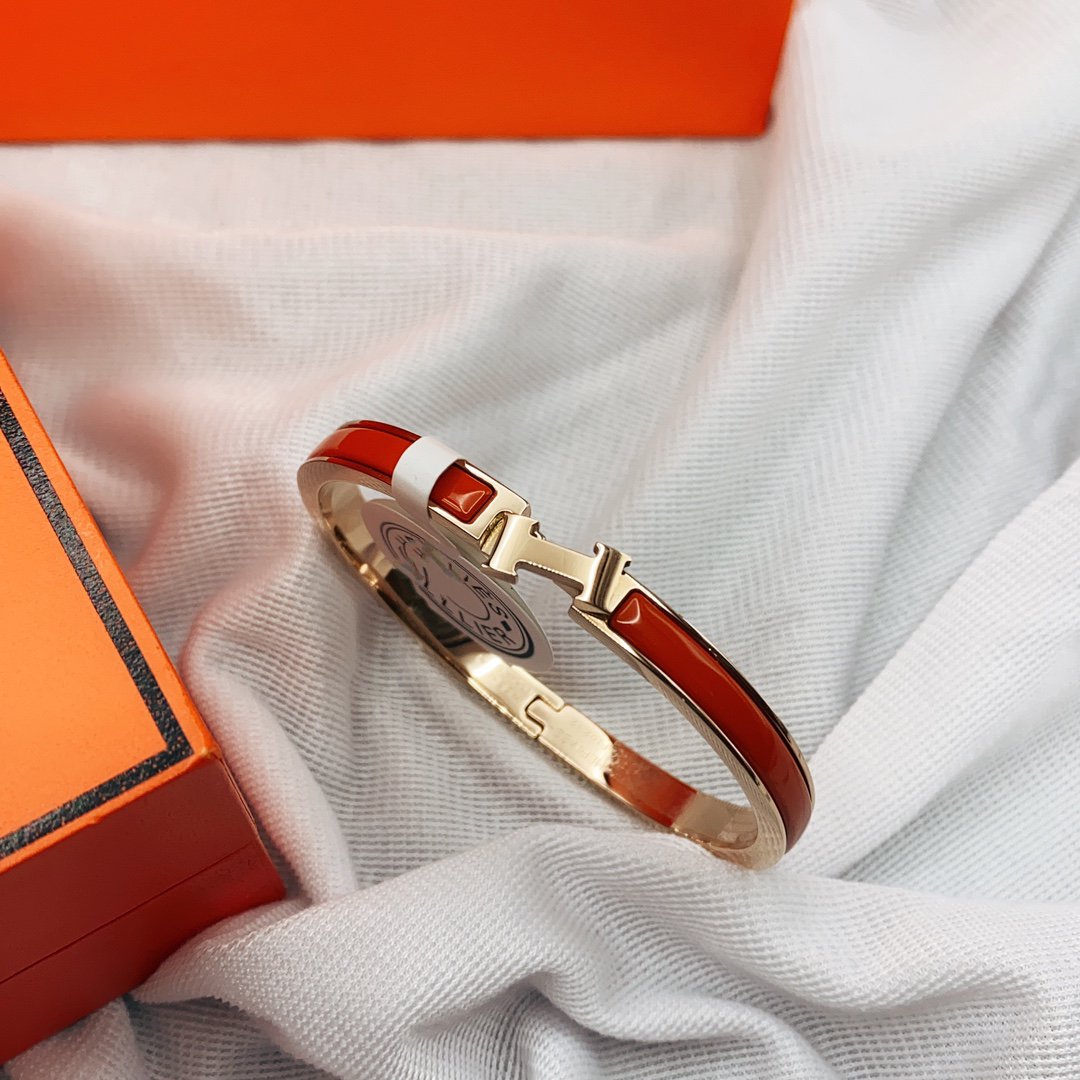 ¡®Jewelicorn¡¯CLASSIC HM CLIC RED 8MM ENAMEL BRACELET