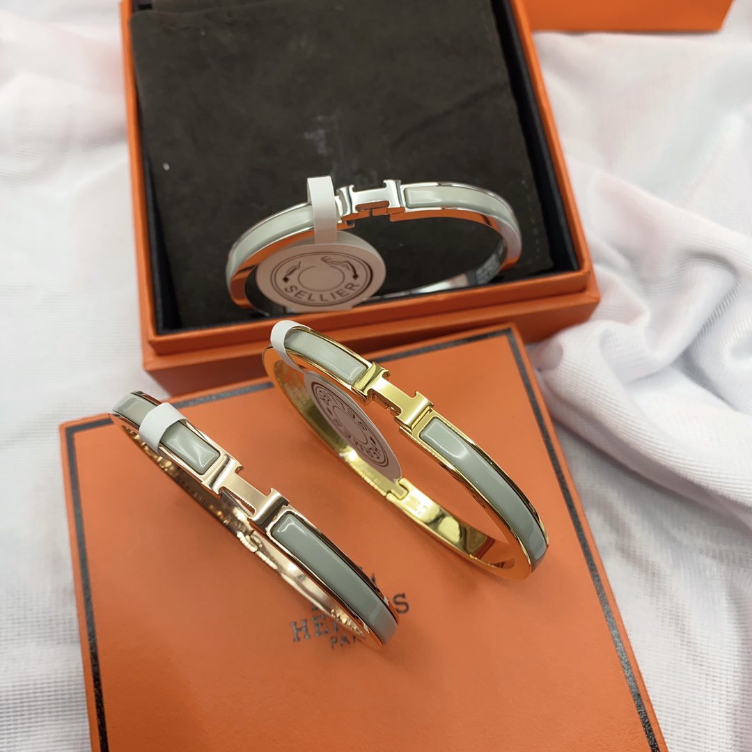 ¡®Jewelicorn¡¯CLASSIC HM CLIC GREEN 8MM ENAMEL BRACELET