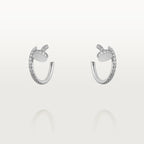 ¡®Jewelicorn¡¯JUSTE EARRINGS 12.75MM SILVER DIAMOND