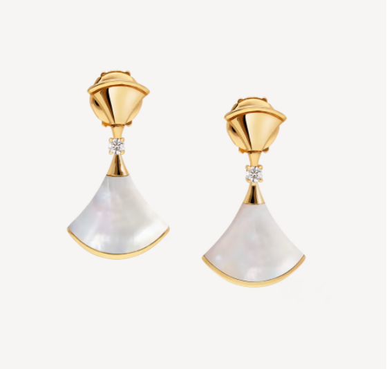 ¡®Jewelicorn¡¯DREAM MOP 1 DIAMOND EARRINGS