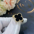 ¡®Jewelicorn¡¯CLOVER ONYX RING