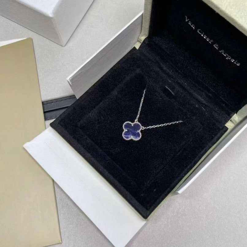 ¡®Jewelicorn¡¯CLOVER 15MM PIETERSITE NECKLACE SILVER